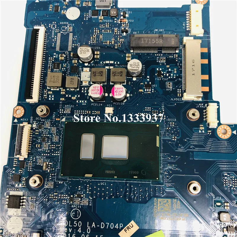 buy  BDL50 LA-D704P FOR HP 15-AY 15-AY028 Laptop Motherboard 854946-601 860168-601 With SR2EU I3-6100U D