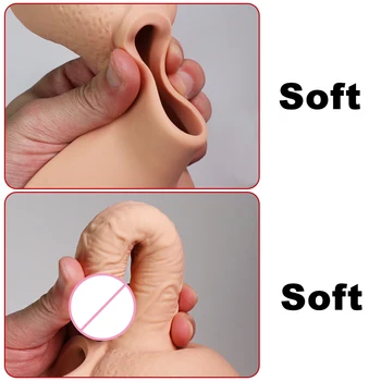 3 Size Wearable Vibrators Dildo for Panties double penetration Penis  Anal Toy Butt Plug For Lesbian Gay Adjustable Strap silent 5