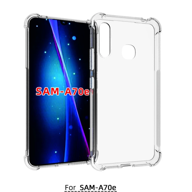 Чехол USTIYA для Galaxy A70E ударопрочный прозрачный Ультратонкий Мягкий чехол из ТПУ