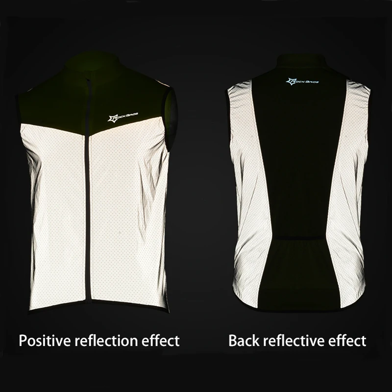 Велосипедная майка ROCKBROS для мужчин и женщин светоотражающая дышащая Защитная