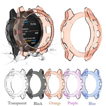 

Ultra-thin Soft TPU Protector Case Cover Protective Shell For Garmin Fenix 6 Fenix6 Smart Watch Protector Silicone Cases