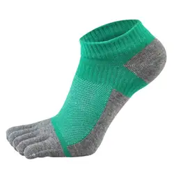 1 пара мужских носков сетка Meias спортивные беговые пять пальцы рук и ног Носки Новое поступление
