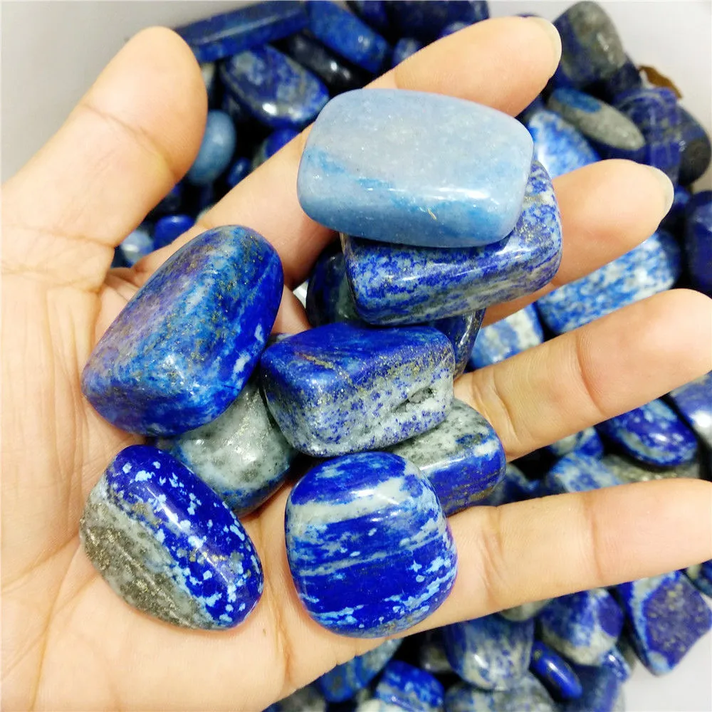 Lapislazuli quartz bulk crystals (3)