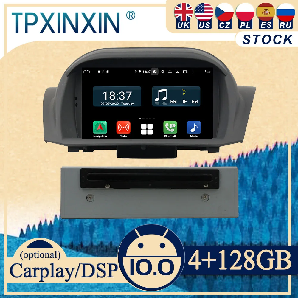 

PX6 для Ford Fiesta 2013-2016 Android10 Carplay радио плеер Автомобильный GPS-навигатор головное устройство Автомобильное стерео WIFI DSP BT