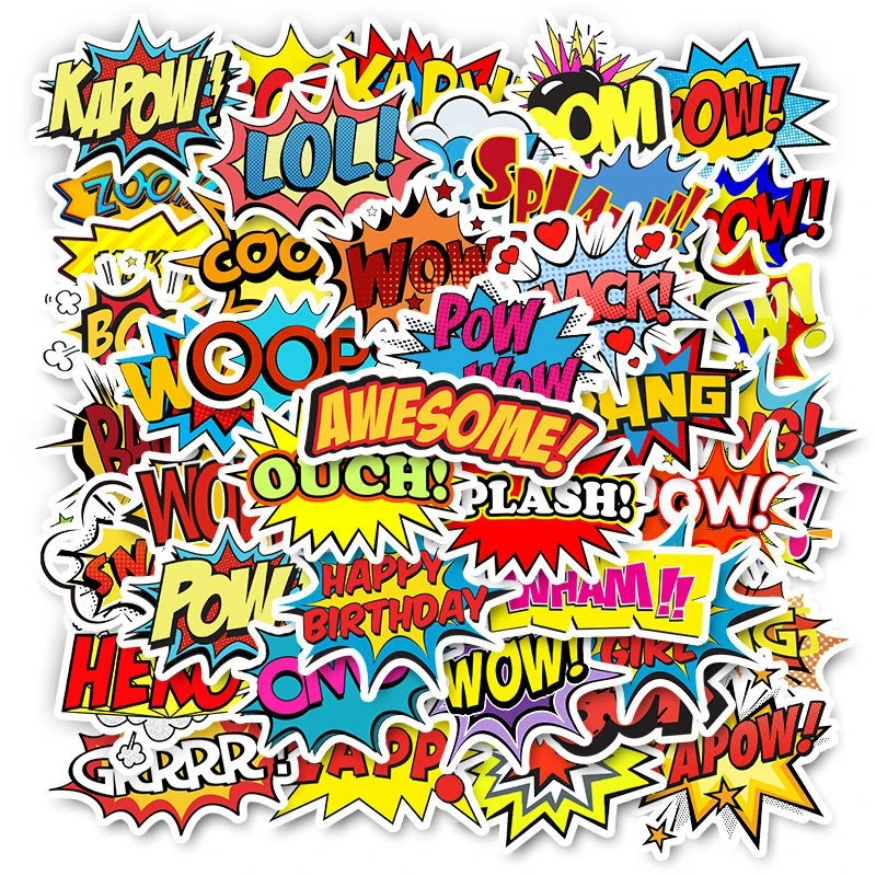 50pcs Stickers Kids Toys Laptop Motorcycle Space Unicorn Sticker Scrapbook Skateboard Graffiti Waterproof Stickers Pack 50pcs/Lot - Цвет: 50pcs