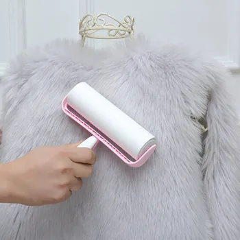 

2018 NEW Sticky paper sticky hair stick sticky roller oblique tearable clothes pet stain dusting paper removal brush