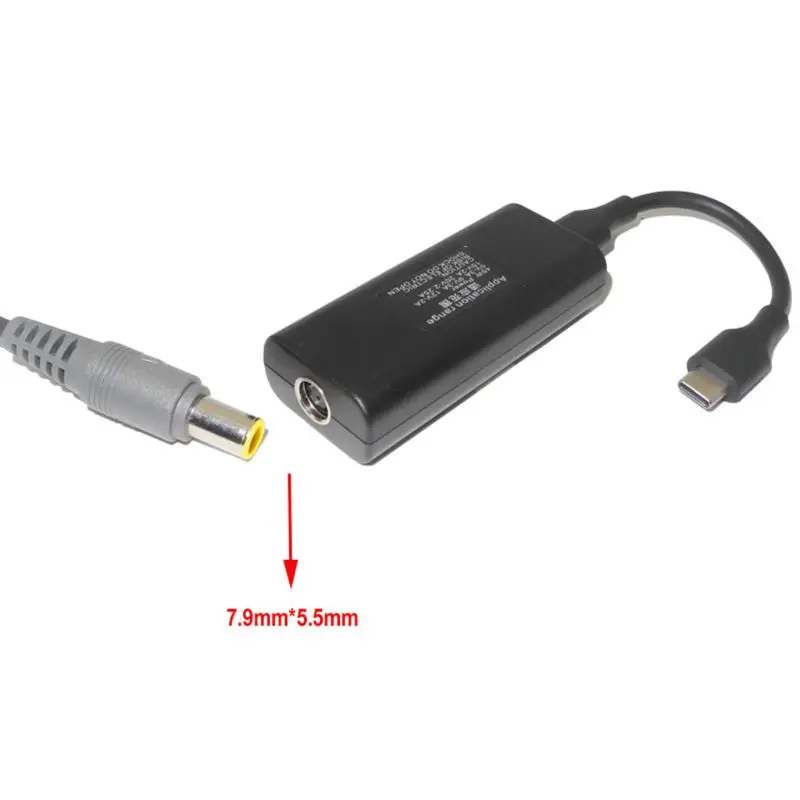 B 65 Вт мини Питание DC адаптер зарядное устройство разъем usb Тип C конвертер для lenovo Hp Asus ноутбук ПК компьютер аксессуары - Цвет: B