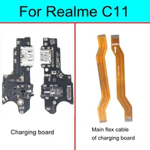 

For Realme C11 USB Charging Dock Port Connector main Microphone Mic Audio jack Board flex cable