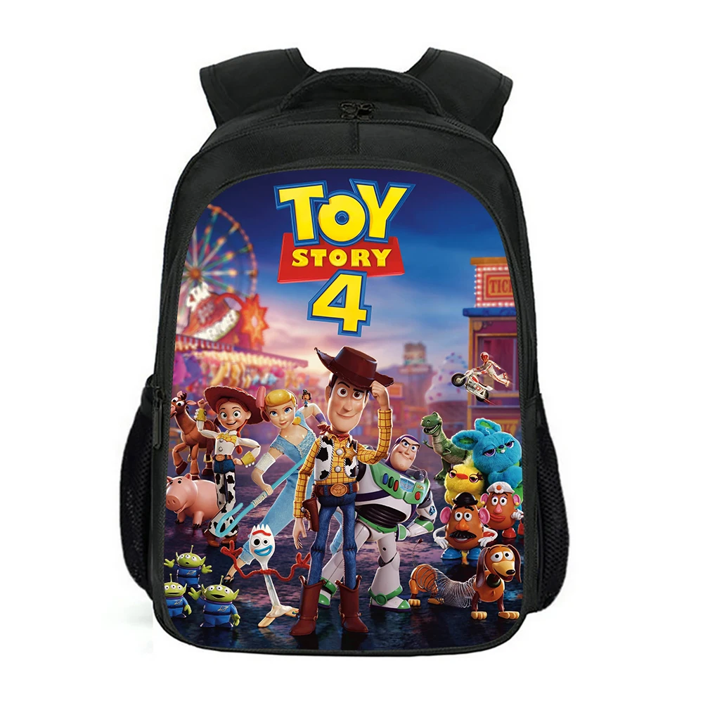 

UPGRADED VERSION Toy Story 4 Anime Pattern Kids Backpack Mochila Infantil Ralph School Bag Cartoon Style Children's Backpack