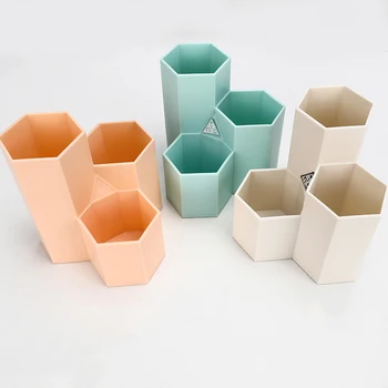 

3 Lattices Cosmetic Brush Organizer Box Makeup Cosmetic Holder Make Up Tools Boxes Makeup Table Organizer Display Rack Kits