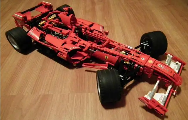 3335 техника F1 гонщик строительные блоки кирпичная игрушка набор игра для мальчиков Автомобиль Формула 1 Детские Игрушки совместимы с 8674