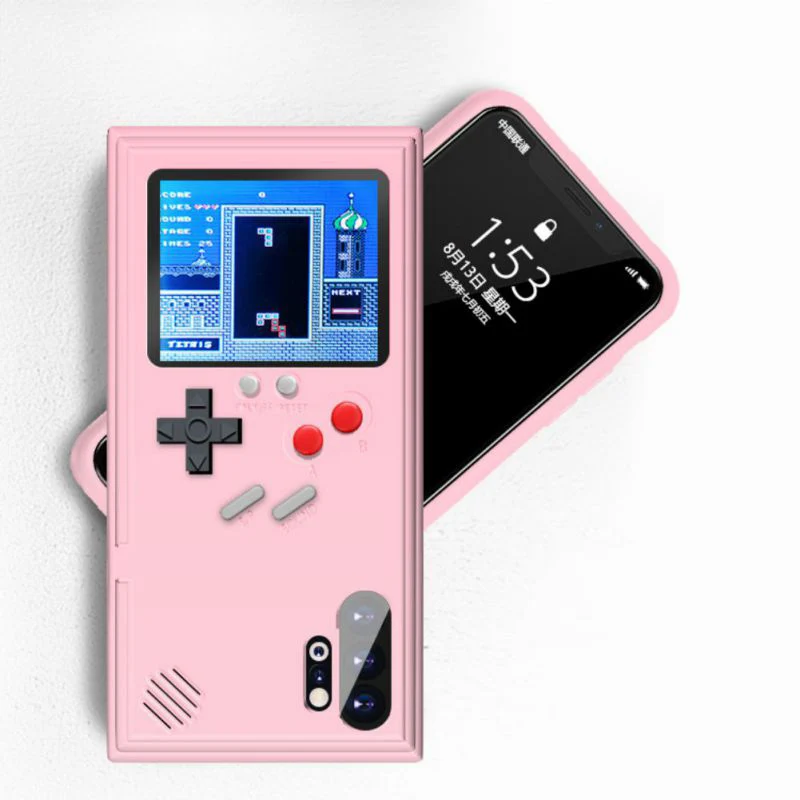 Для huawei P20 P30 Pro Nova 3 Gameboy Винтажный чехол для телефона игровая консоль цветной дисплей 36 игр Ретро маленький телефон чехол для игр