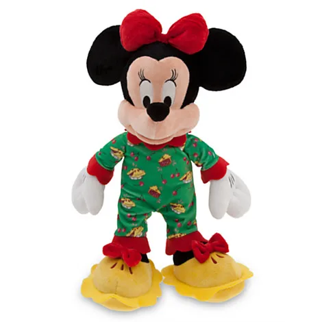 Новые рождественские пижамы Минни Дак плюшевый Плуто детские мягкие игрушки для детей Подарки - Цвет: Белый