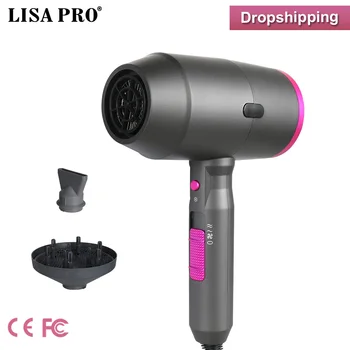 

LISAPRO New Dropshipping Winner Hair Dryer Multifunctional Strong Wind Blow Dryer Set Salon Hot &Cold Wind Hammer Blower