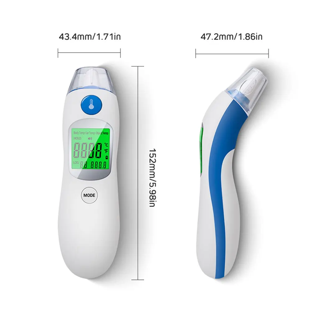 Термометр инфракрасный для тела цифровой ИК инфракрасный термометр высокая температура тела термометр лоб и ушной термометр
