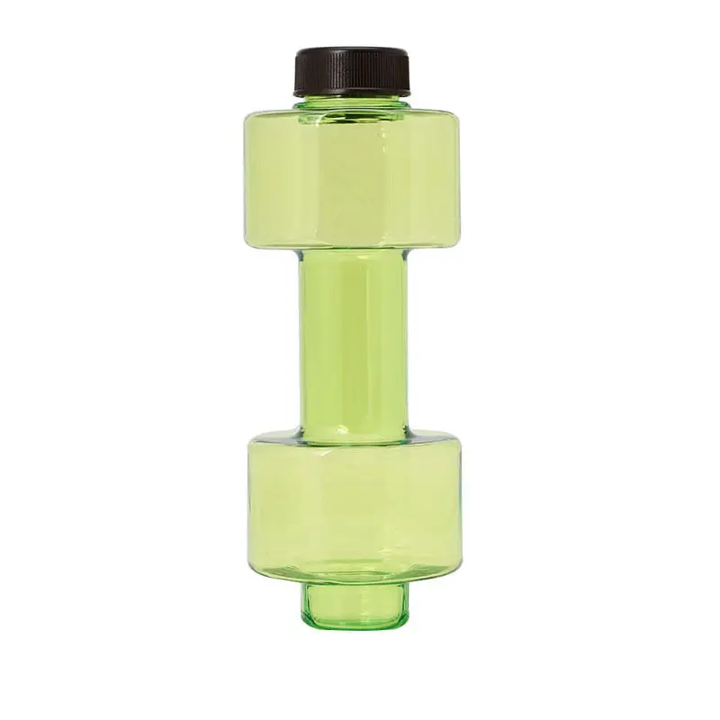 550 мл гантели в форме бутылки для воды Спорт на открытом воздухе фитнес тренировка Кемпинг бег тренировка бутылка для воды - Цвет: Светло-зеленый