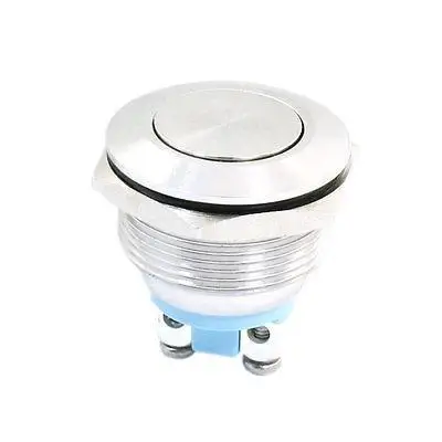

MP22S/F10 Momentary SPST 22mm Panel Cutout Stainless Steel Push Button Switch