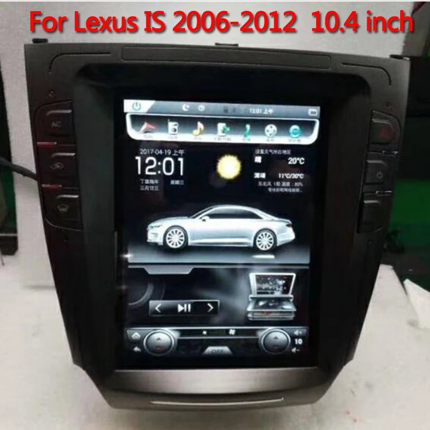 Android Системы для Lexus IS 2006 2007 2008 2009 2011 2012 большой Экран автомобильный мультимедийный плеер gps навигации Видео Радио Bluetooth