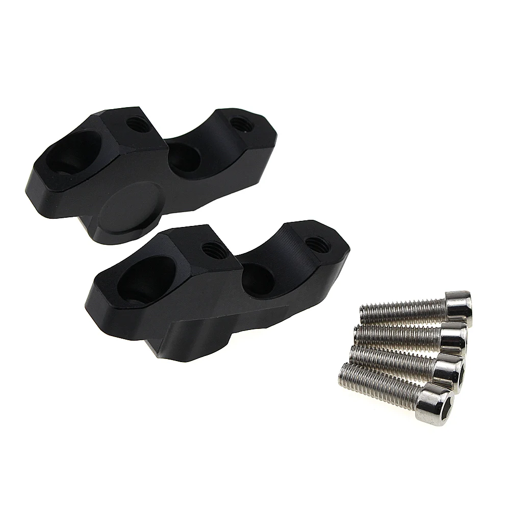 

Motorcycle 28mm Black Handle Bar Clamp Raised Extend Handlebar Mount Riser for BMW S1000R S1000 R 2014 2015 2016 2017 2018