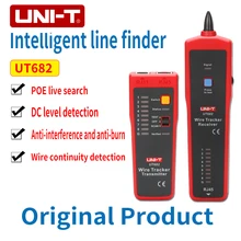 UNI-T UT682 проводной трекер, отслеживающий сетевой кабель, телефонная линия, Многофункциональный Умный искатель, сетевой кабель калибровки