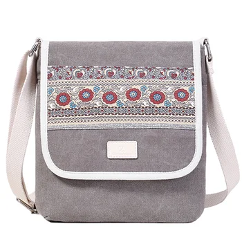 

Women'S Messenger Bag Canvas Bag Personality Ethnic Bags Casual Shoulder Bag