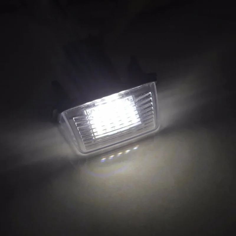

Drop Ship 2 Pcs/Set Car LED License Plate Light Lamp Bulbs for Peugeot Citroen Tepee B9 Partner Berlingo V-Best