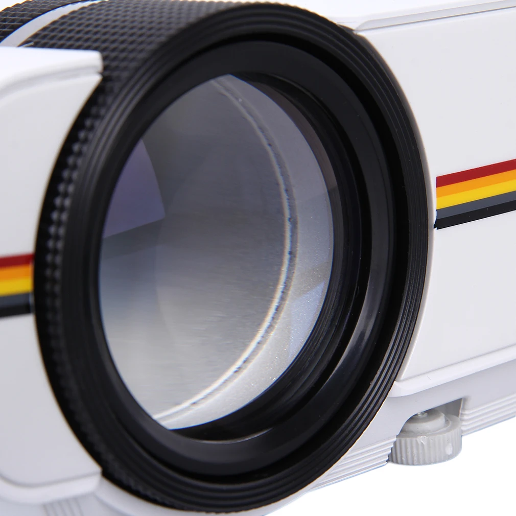 Professional YG400 1200 LM HD LED Video Projector Home Cinema 3D Effect 1080P-HDMI Multimedia Player Digital Projector