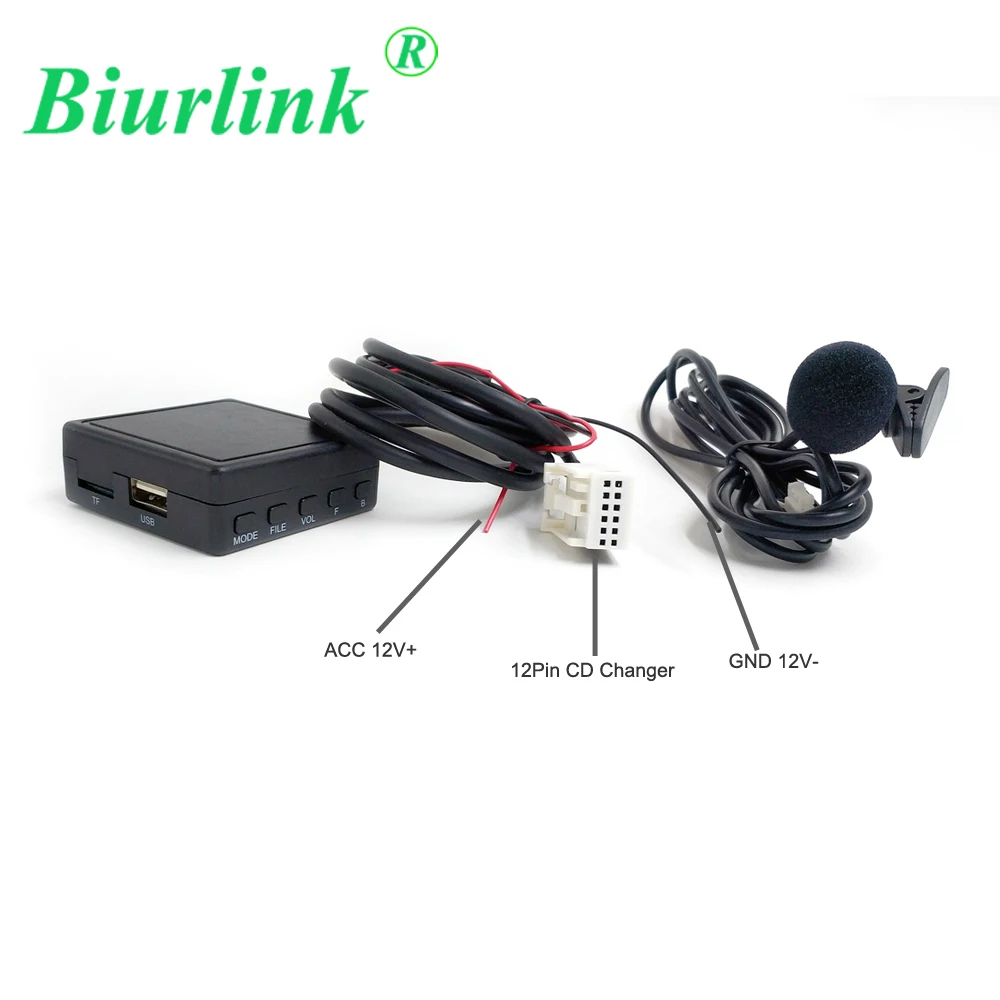 Беспроводной микрофон Biurlink USB Bluetooth музыкальный аудио приемник адаптер для