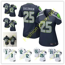 Женский NO-2 быстрая лучшее качество#12 стиль Сиэтл#3 s#24 ВВС неоновый пивной паб магазин Джерси