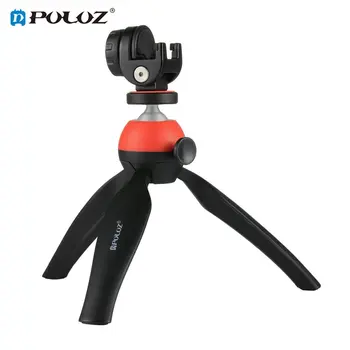 

PULUZ Mini Portable Pocket Tripod Mount with 360 Degrees Ball Head & Phone Clamp for Smartphones for DSLR Cameras