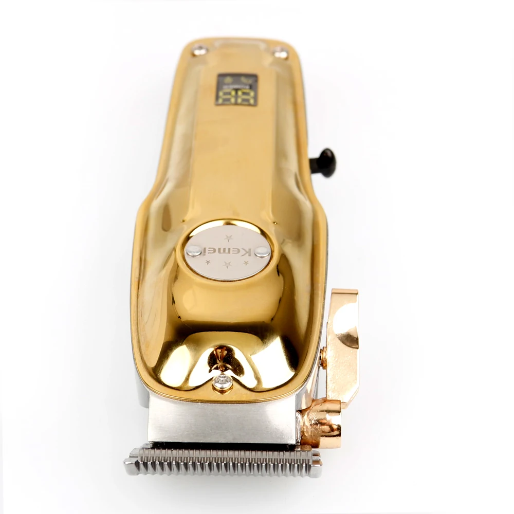 Kemei KM-1986 Z PG Barber Professional Hair Clipper Cutter Electric Cordless Hair Trimmer Hair Cutting Machine All-metal