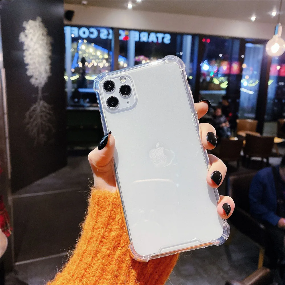 N1986N для iPhone 11 11 Pro X XR XS Max 6 6s 7 8 Plus чехол для телефона Роскошные Яркие цвета прозрачная подушка безопасности Дизайн Мягкий ТПУ для iPhone 11