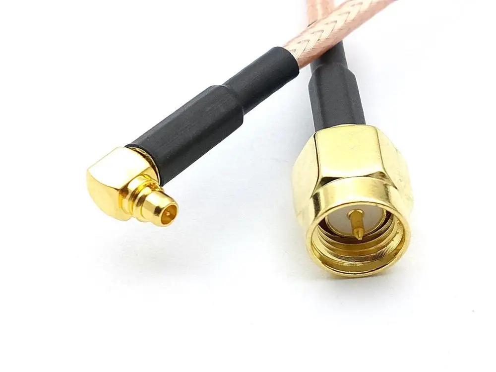 Соединительный кабель MMCX RG316 штекер с прямым углом к SMA|angle|angle plugangled cables |