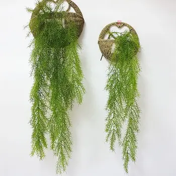 

105cm long 3 Branches Artificial Flower Simulation Leaf Handle Pine Needles Wall Hanging Vine Simulation Flower Landscape plants
