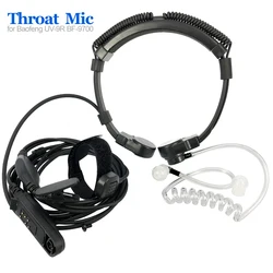 Radio Baofeng UV-9R Plus BF-9700 BF-A58 Telescopic Throat Vibration Mic Earpiece Headset for UV-XR UV9R GT-3WP Walkie Talkie