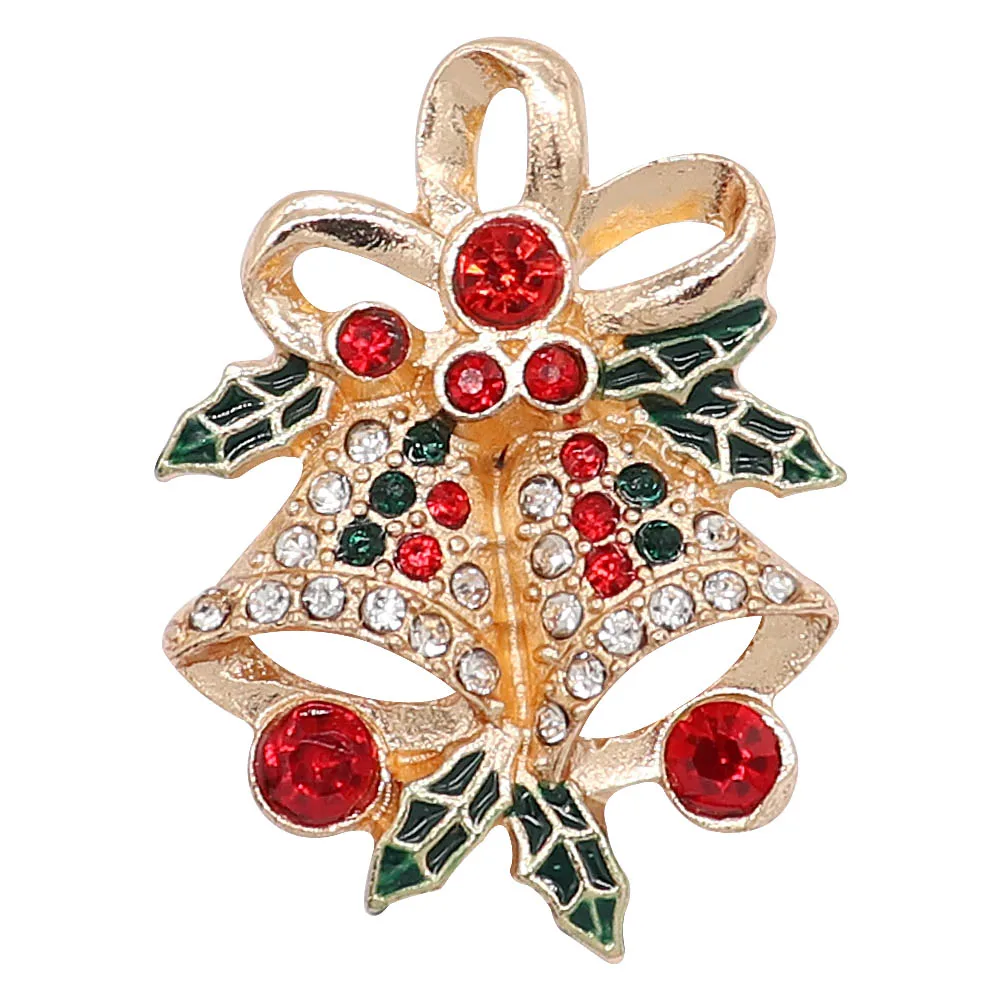 Мода красота Счастливого Рождества 18 мм кнопки подходит для браслета с защелкой ожерелье оснастки ювелирные изделия оптом для женщин девушки подарки - Окраска металла: KC9248
