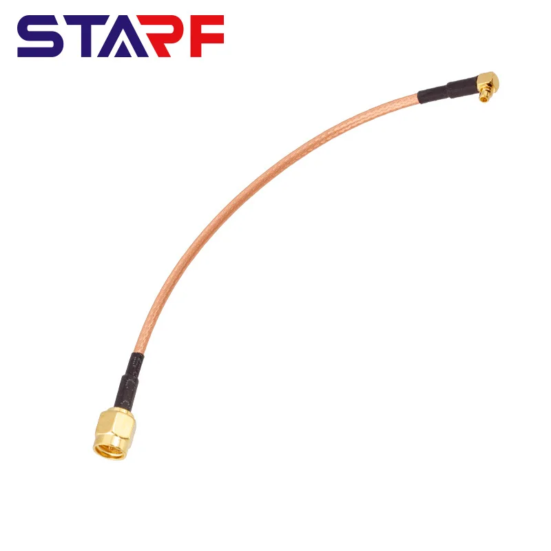 SMA male head turn MMCX male head RG316 rfcable car network 4G harness processing laser welding xt60 1 female to two male 1 male plug to two female battery harness convenient electrical equipment