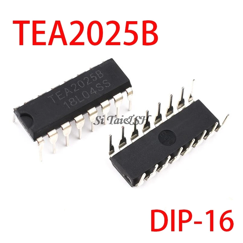 10 шт./лот стерео аудио усилитель TEA2025B TEA2025 DIP-16 | Электронные компоненты и