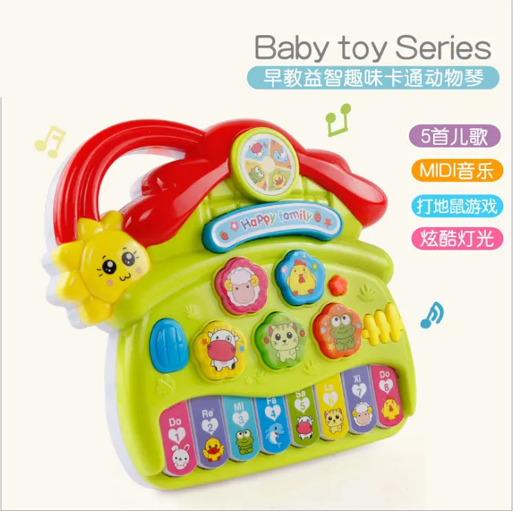 Дети ребенок 6-12 месячный ребенок Образование Раннее детство маленький пианино электронная клавиатура 0-3 лет Младенцы 1 музыкальная игрушка