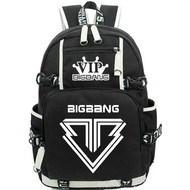 Bigbang VIP fans daypack G Dragon Music rucksack Satchel school bag Computer day pack