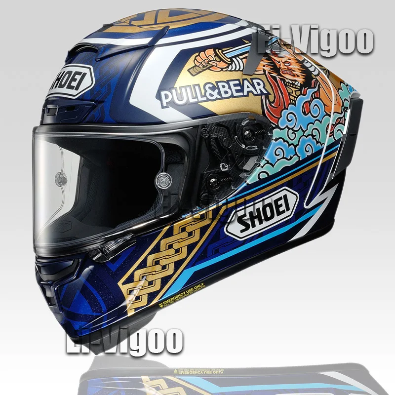 Мотоциклетный шлем на все лицо Shoei X-Spirit III X14 Marquez5 Motegi3 | Автомобили и мотоциклы