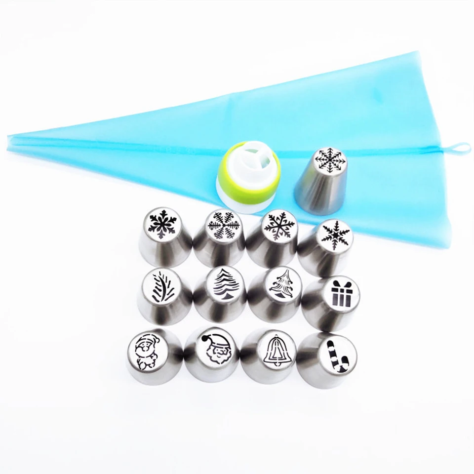 Russian Icing Piping Tips Christmas (9)