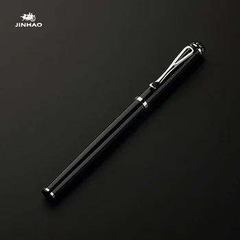 

Jinhao 301 Smooth Black White Extra Fine Nib 0.38 Fountain Pen Luxury Metal Ink Pens for Gift Office Supplies Writing Stationery