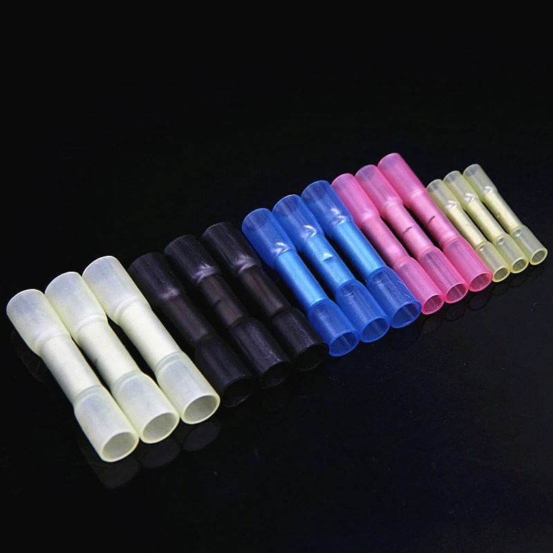 

50PCS Assortment Heat Shrink Butt Connectors Electrical Wire Splice Cable Waterproof Crimp Terminals Kit AWG 26-10