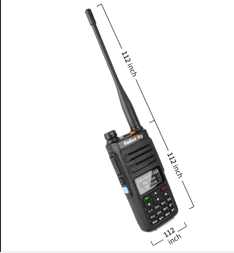 Цифровой Двусторонней Радиосвязи Radioddity GD-77 Dual Band Dual Time слот Walkie Talkie Motrobo уровня 1 уровня 2 приемопередатчика DMR с кабелем