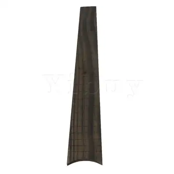 

Yibuy Black Wood Fingerboard Guitar Neck Fretboard Part Replace DIY Accessory
