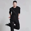 2022 Latin Dance Clothing Men Practice Clothes T-Shirt For Male Charleston Costume Salsa Ballroom Competition Dance Tops BI422 ► Photo 3/5
