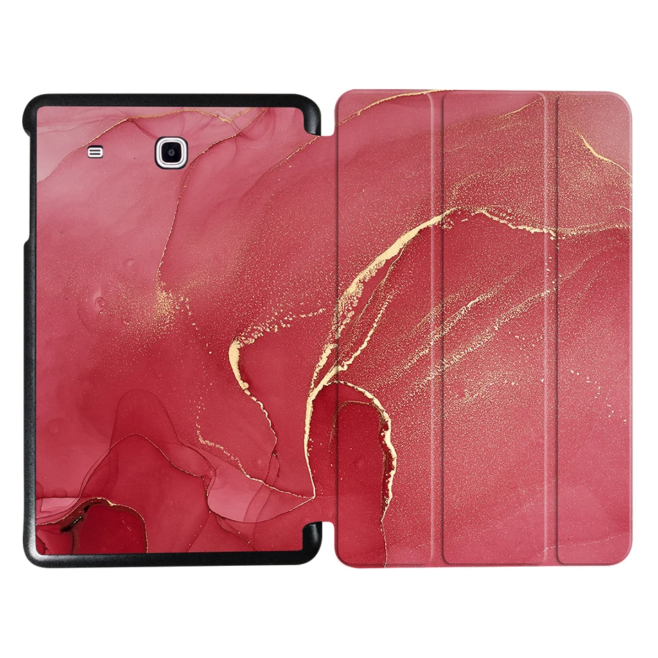SS04 MTT чехол для samsung Galaxy Tab E 9,6 ''T560 T561 SM-T561 T565 Funda откидной трехслойный чехол из искусственной кожи с мраморной текстурой для планшета - Цвет: SS04
