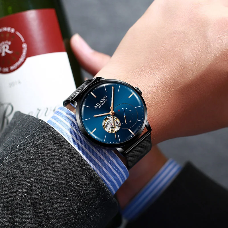 

Ai Lang 2019 new watch men's genuine brand-name mechanical watch men's automatic student trend men's watch