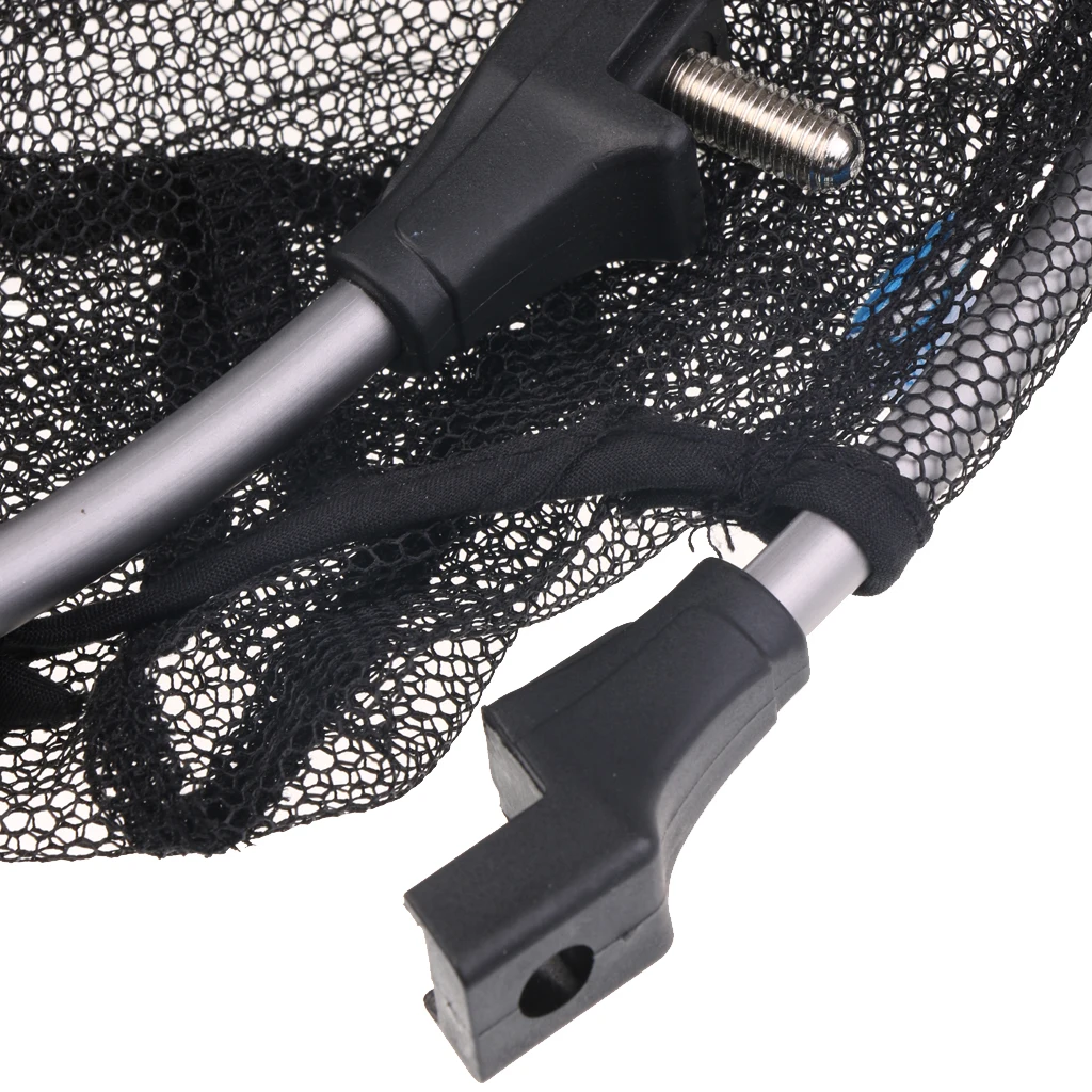 Foldable Fishing Landing Net 3 Section Big Game Carp Net Release Net 35cm/40cm/45cm Fishing Tools